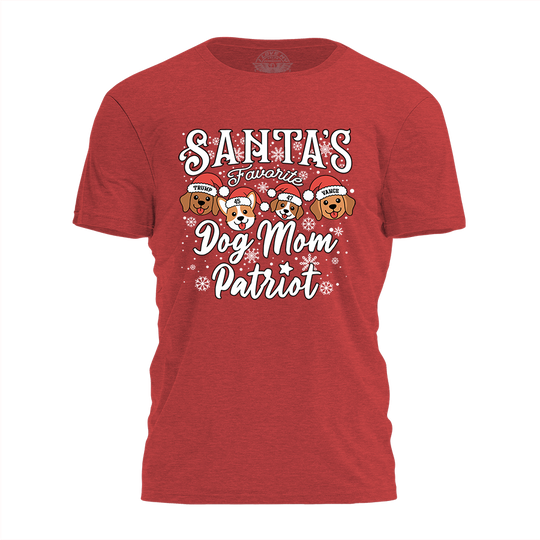 Favorite Dog Mom Patriot Tee - 4356