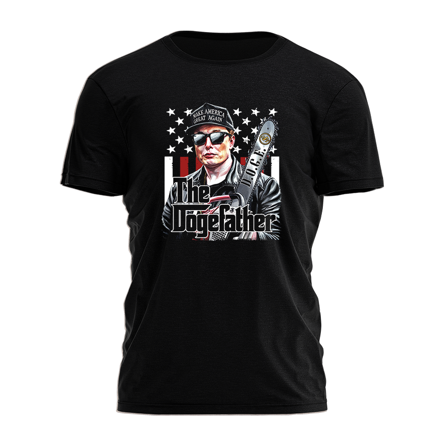 DogeFather Dark Tee - 3659