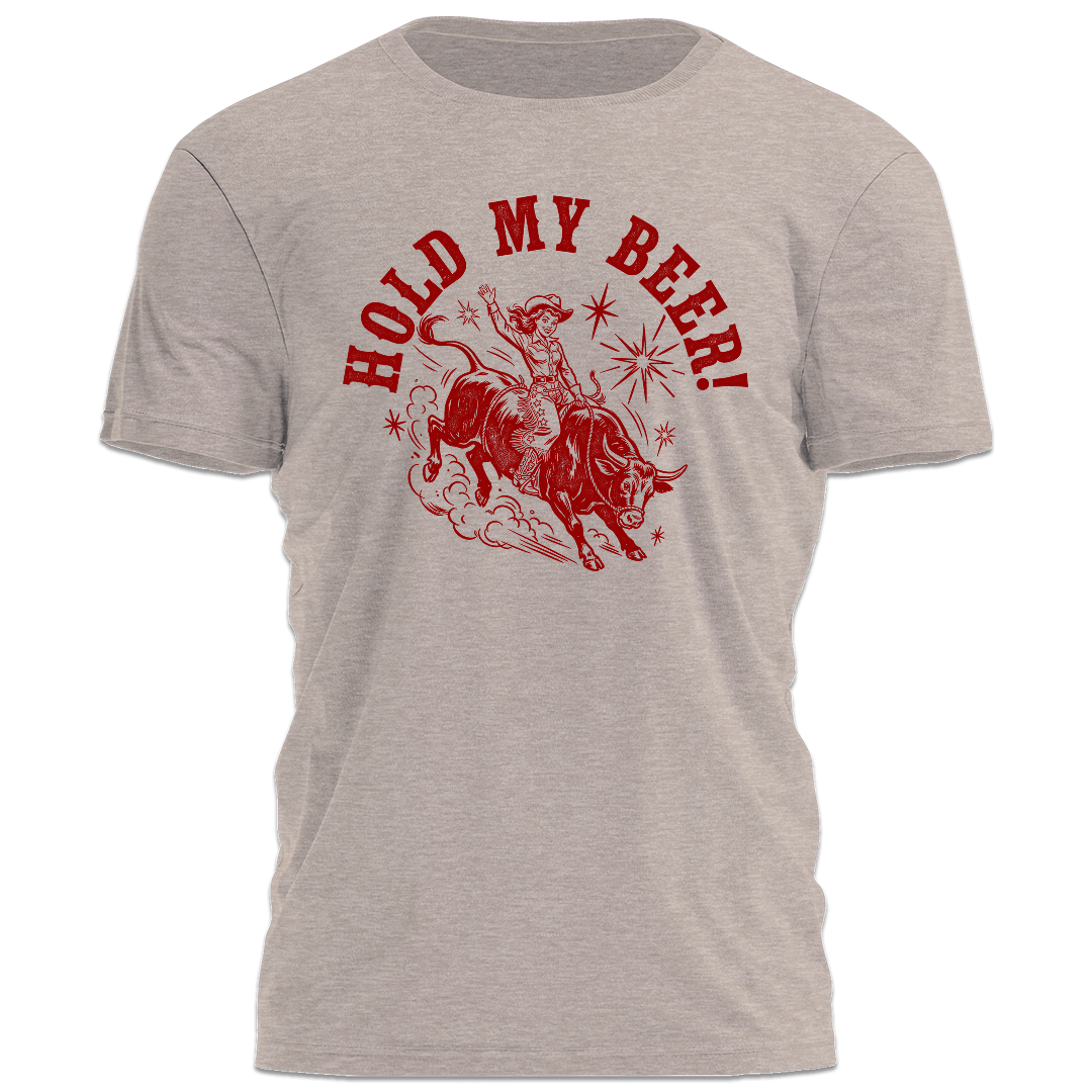 Hold My Beer Cowgirl Tee - 5190