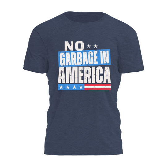 No Garbage In America Tee - 4384
