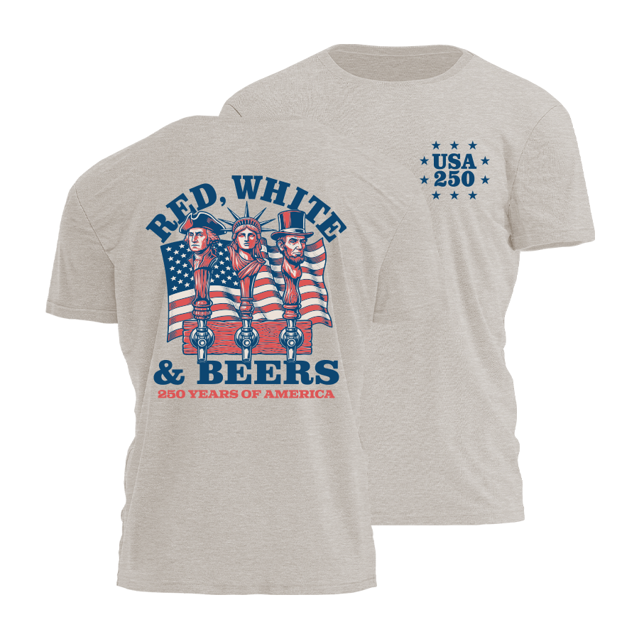 Red White & Beers Tee - 4837