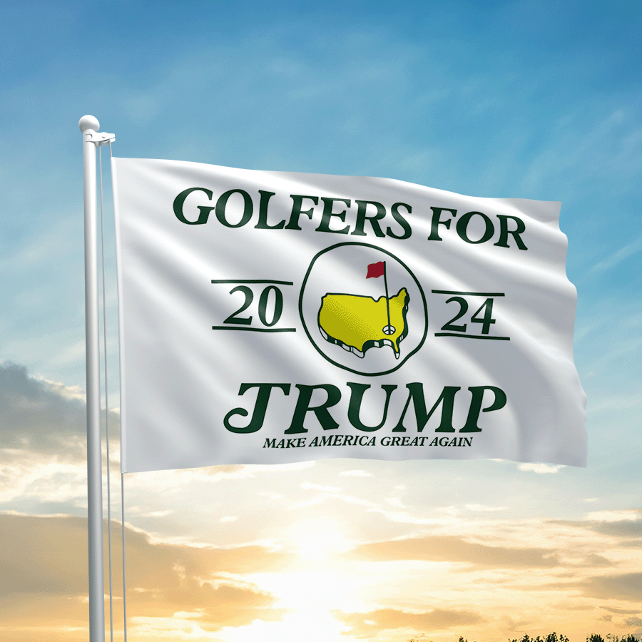 Golfers For Trump 2024 Flag - 2027