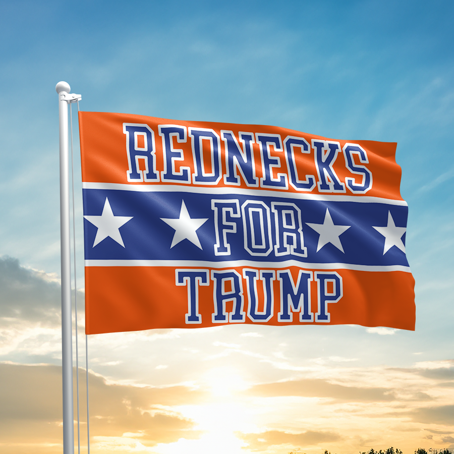 Rednecks For Trump Flag 2