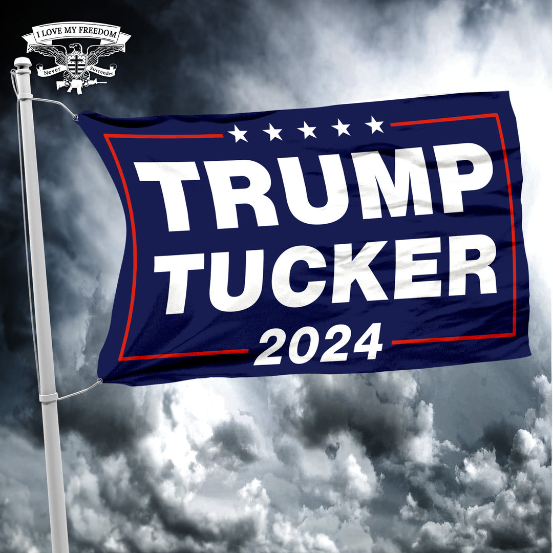 Trump Tucker 2024 Flag