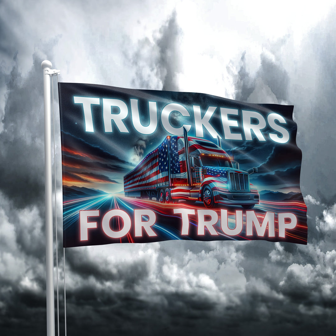 Truckers For Trump Flag 4 - 1872