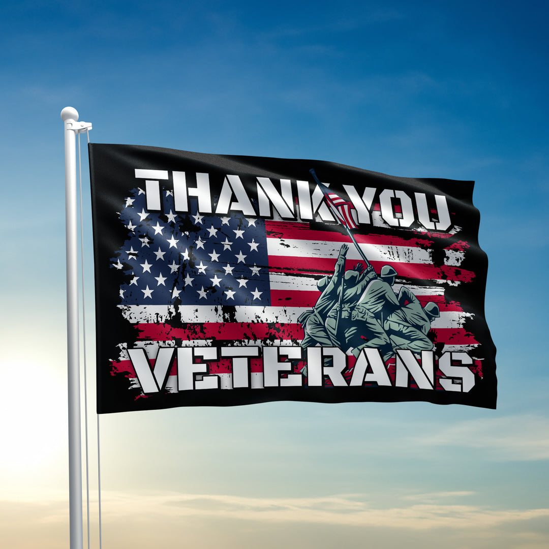 Thank You Veterans Flag
