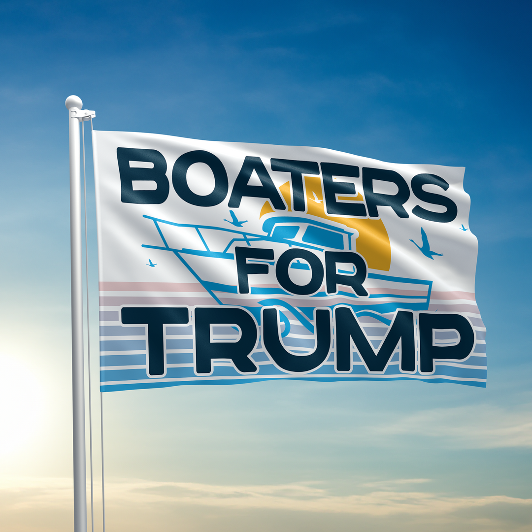 Boaters For Trump Flag