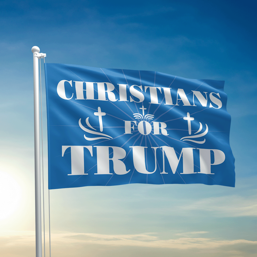 Christians For Trump Flag 2