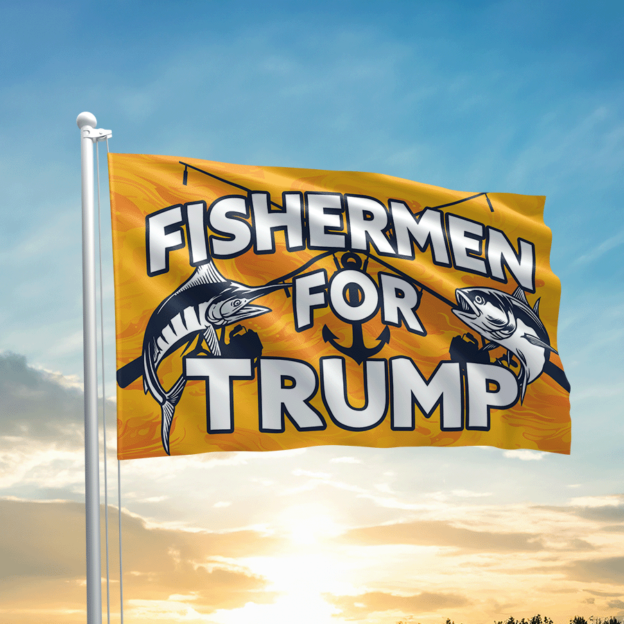 Fishermen For Trump Yellow Flag