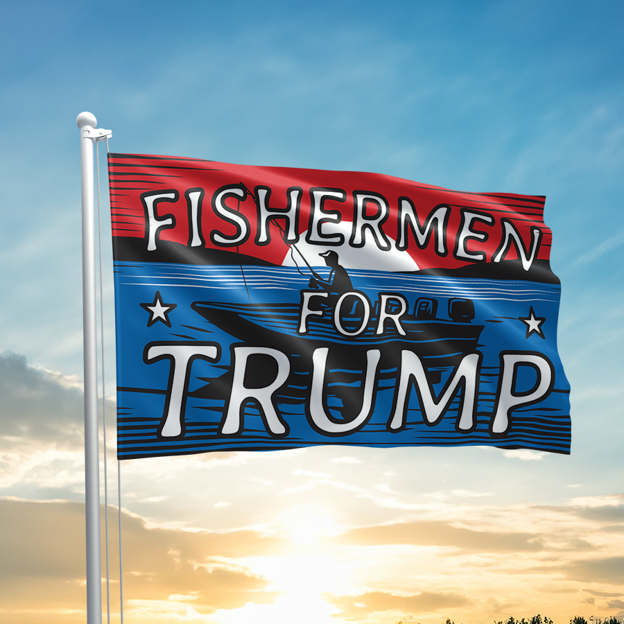 Fishermen For Trump Flag 5544