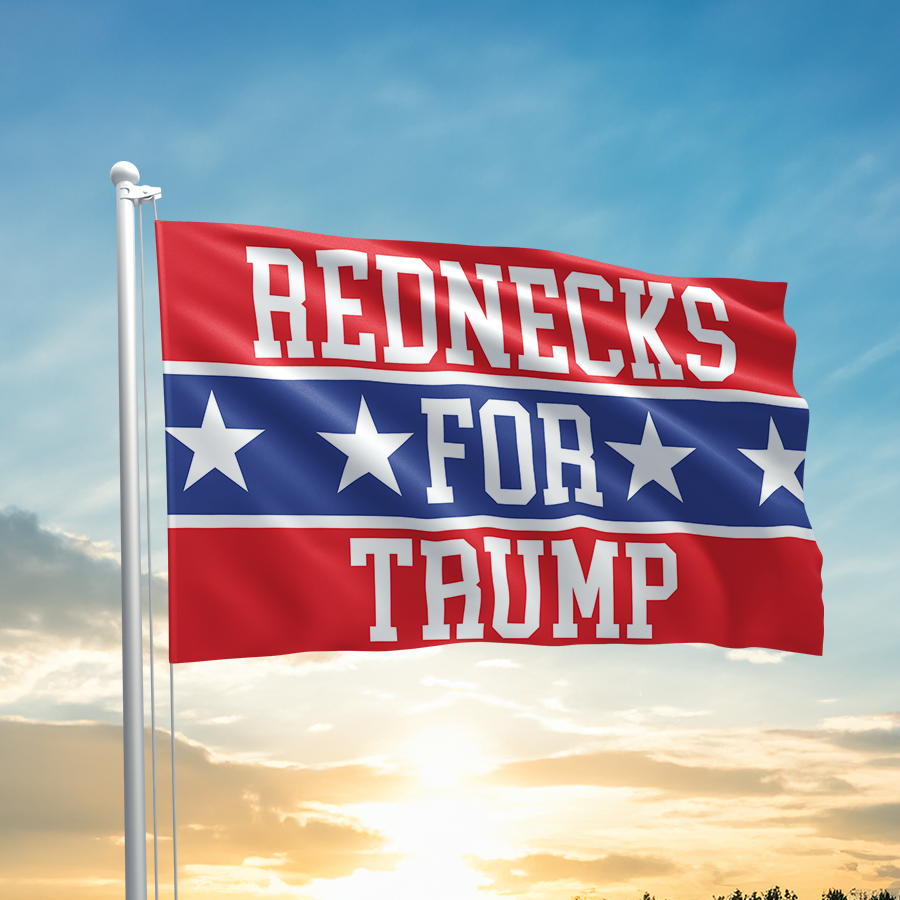 Rednecks For Trump Flag