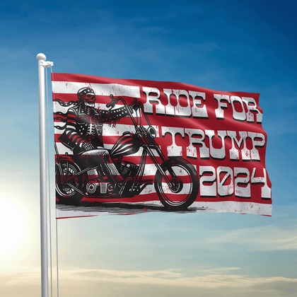 Ride For Trump 2024 Flag