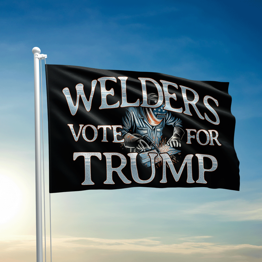Welders For Trump Flag