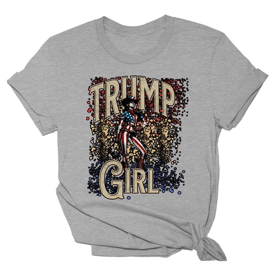 Trump Girl Grey Women's Shirt Tee