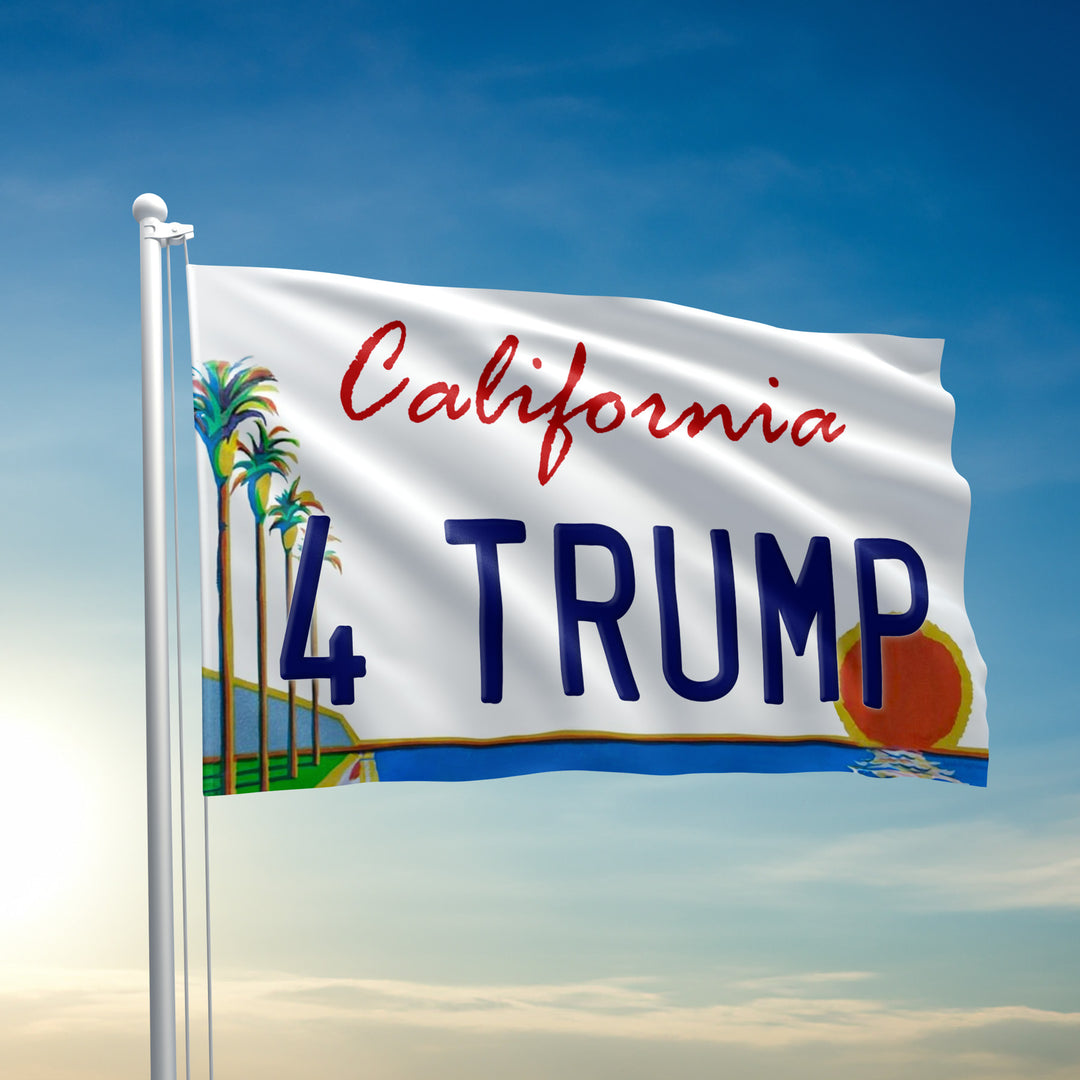 California For Trump Flag