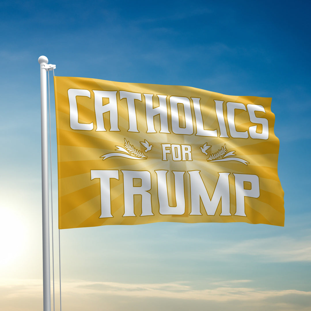 Catholics For Trump Flag