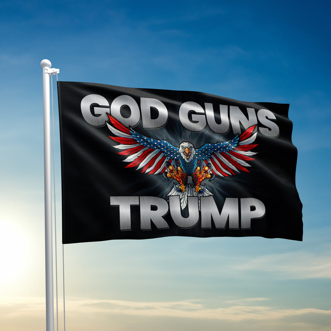 God Guns Trump Remake Flag