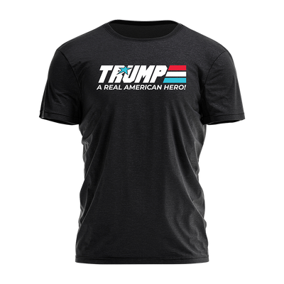Trump A Real American Hero Tee - 2537