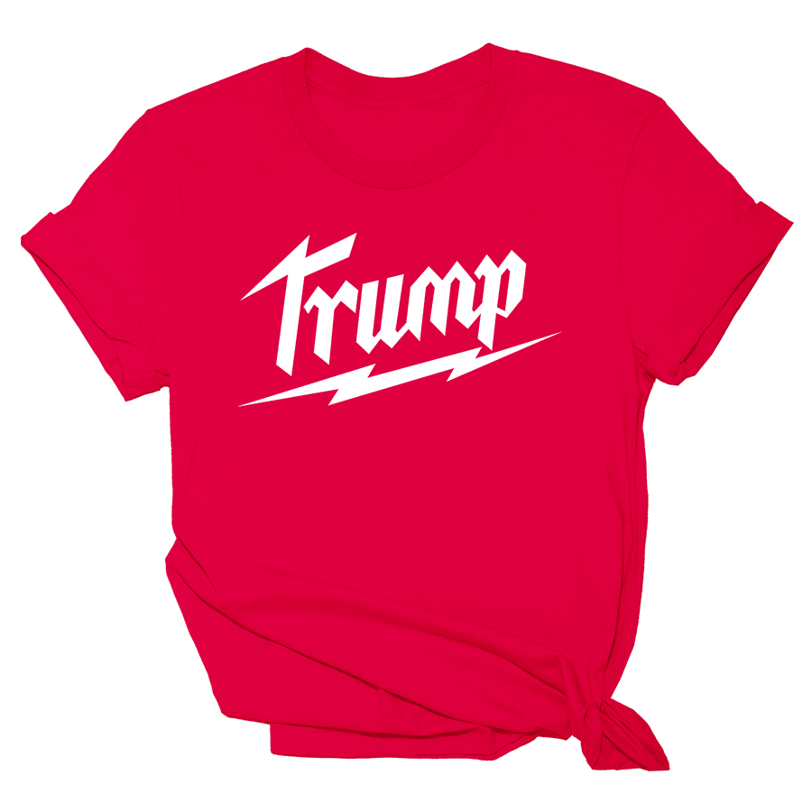 Trump Bolt Red Womens Shirt Tee