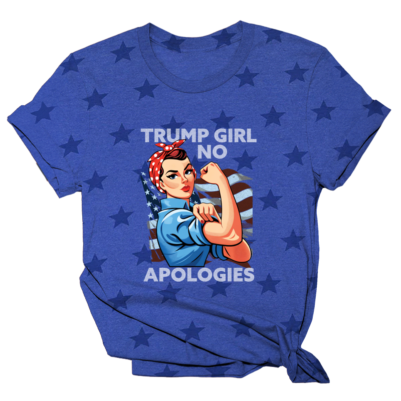Trump Girl No Apologies Rosie Tee - 2284