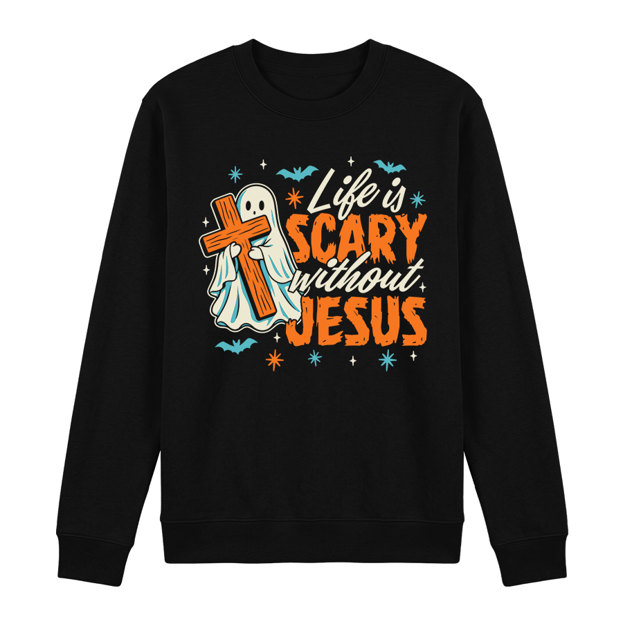 Life Is Scary Crewneck - 5134
