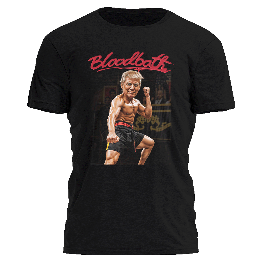 Trump Bloodbath 80s Martial Arts Movie Tee
