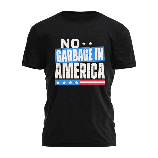 No Garbage In America Tee - 4384