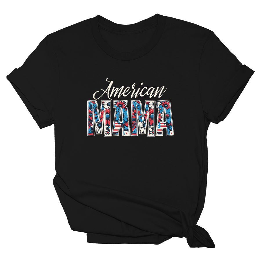 American Mama Patriotic - Womens Tee