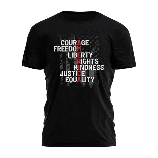 Courage Freedom Liberty Tee - 4926
