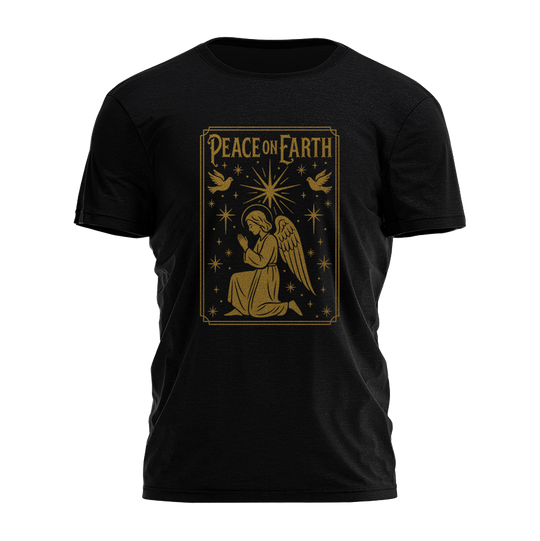 Peace On Earth - Angel Tee - 4396