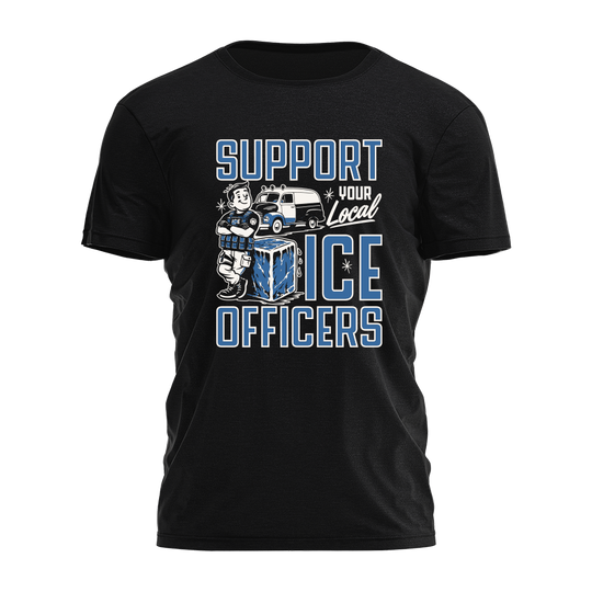Support Ice Officers Tee - 4519
