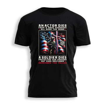 REMEMBER THE FALLEN - SOLDIER ILLLUSTRATION Tee