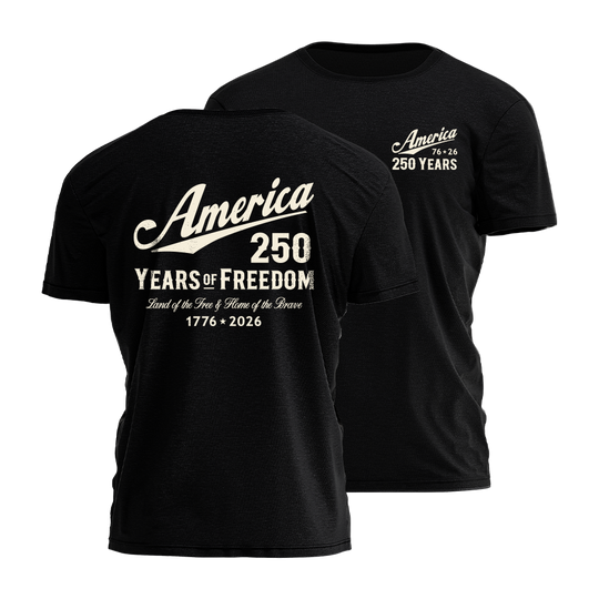 250 Years Of Freedom - Retro Tee - 4721