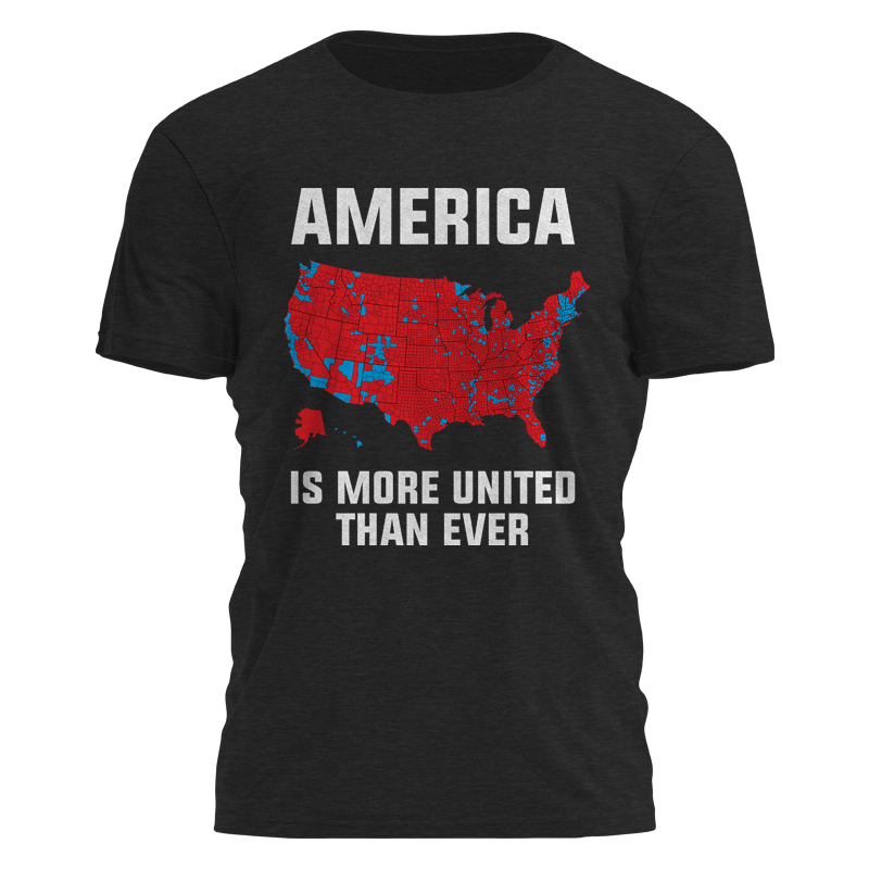 America is United - Electoral Map Tee - 3540