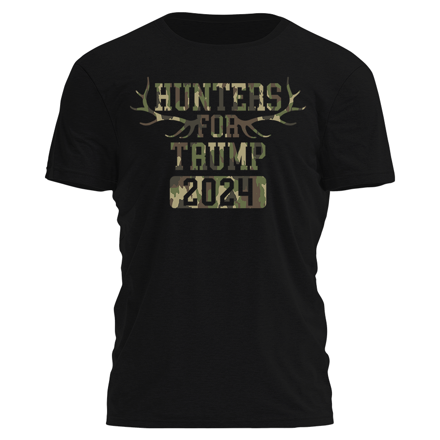 Hunters For Trump 2024 Camo Tee 7773