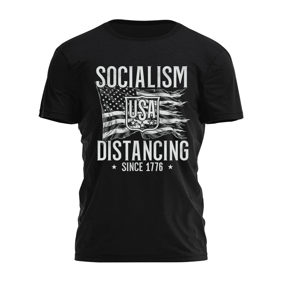 Socialism Distancing Tee - 5012