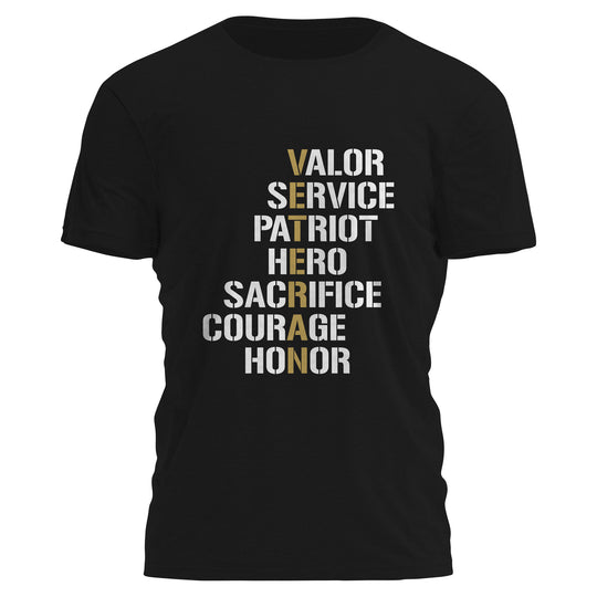 Valor Veteran Shirt Tee - 2160