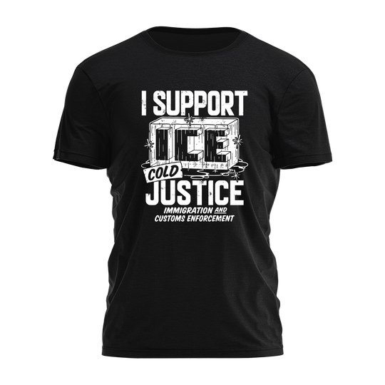 I Support ICE - Retro Tee - 4493