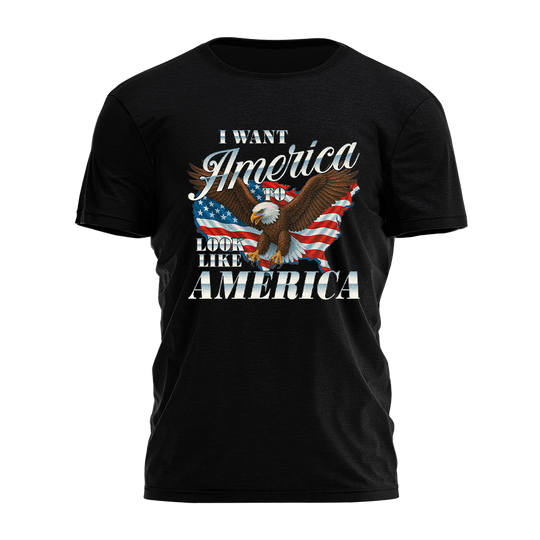 I Want America - Vintage Eagle Tee - 4130