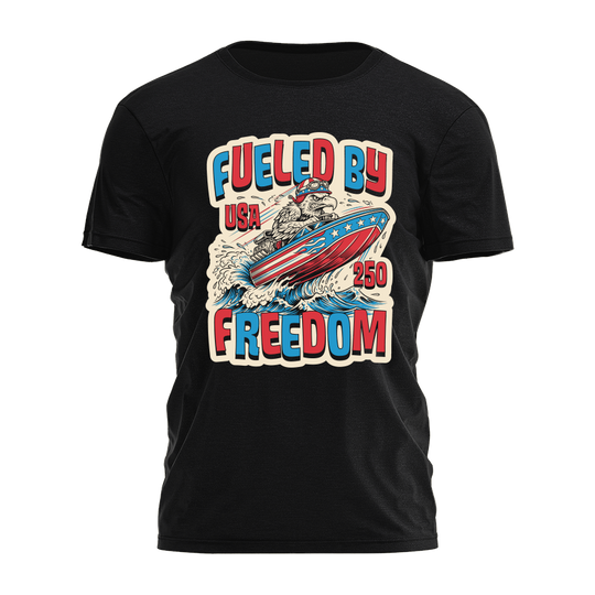 Fueled By Freedom - Eagle Tee - 4876