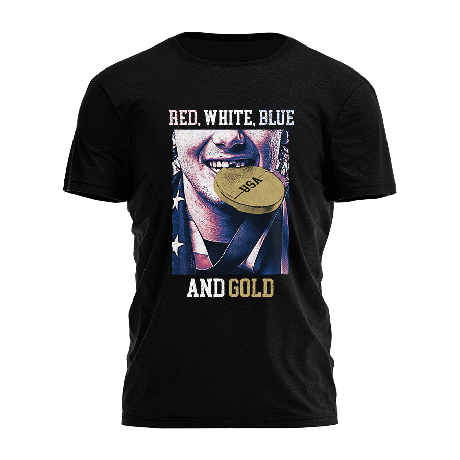 RWB & Gold Tooth Tee - 4588