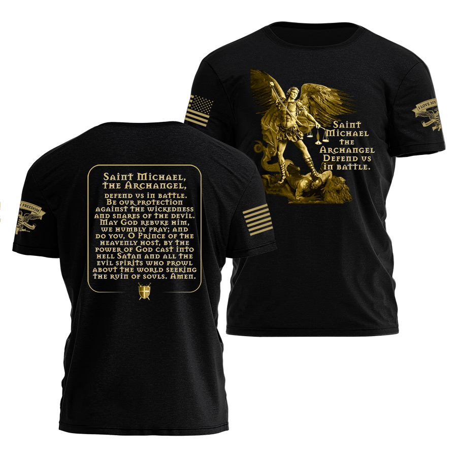 Saint Michael Defend T-Shirt