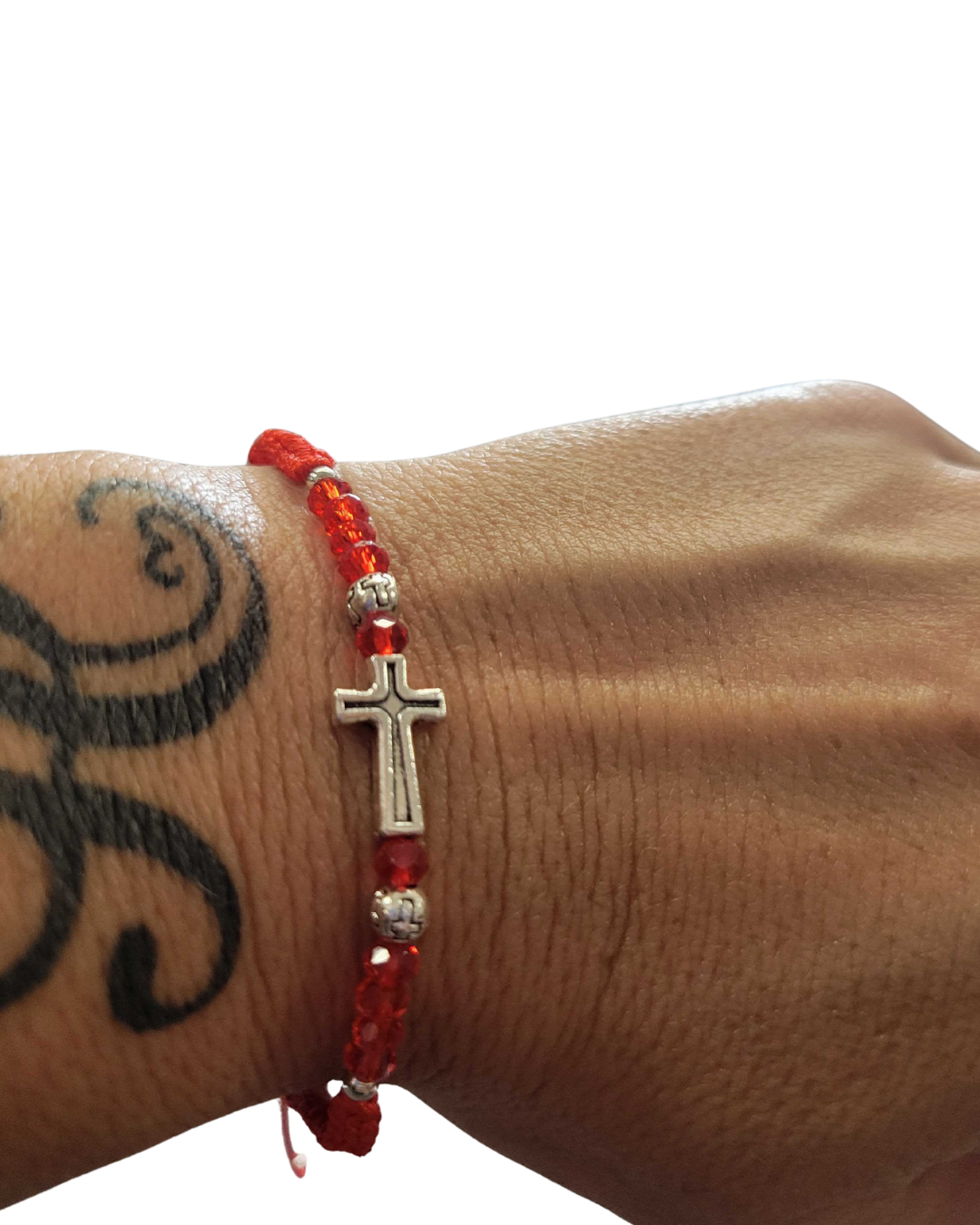 Silver Cross Bracelet