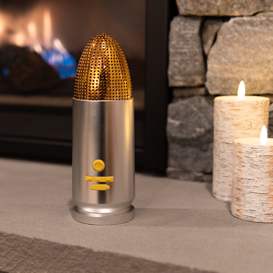 9mm Bullet Portable Bluetooth Speaker (Nickle)