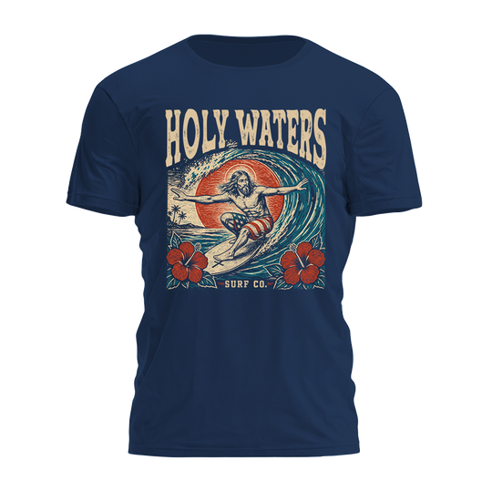Holy Waters Surf Co Tee - 4866
