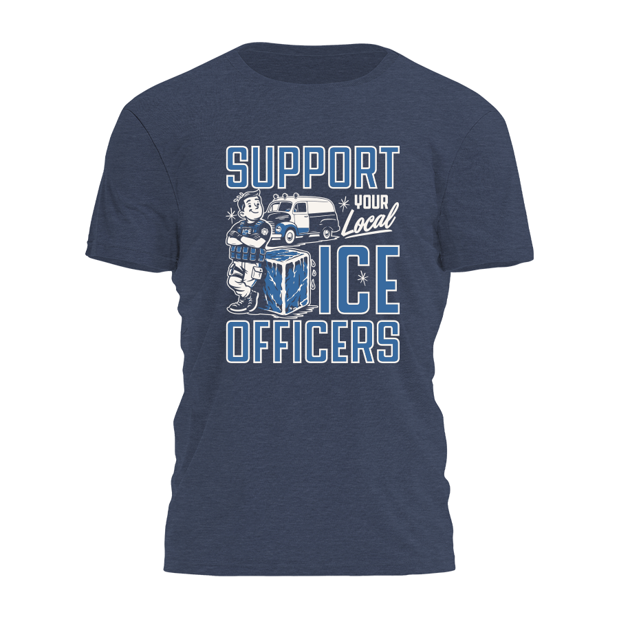 Support Ice Officers Tee - 4519