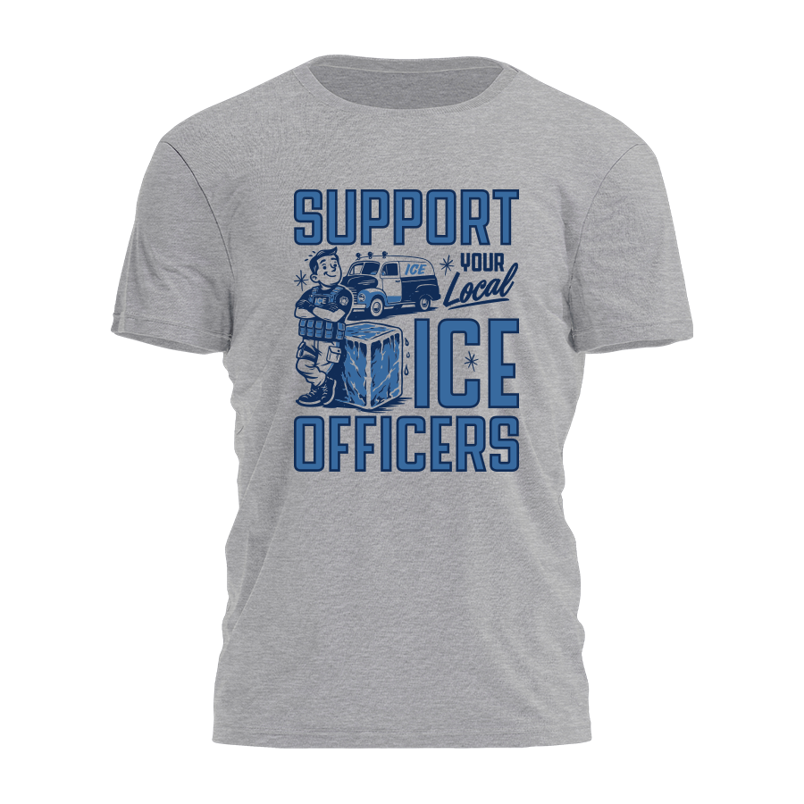 Support Ice Officers Tee - 4519
