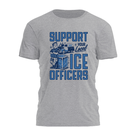 Support Ice Officers Tee - 4519