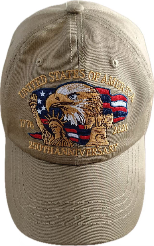 United States - 250th Anniversary Tan Hat - 4478