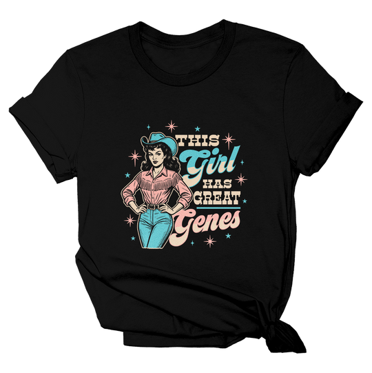 This Girl Has Great Genes Tee - 4066